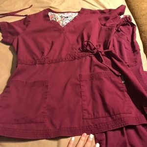 Koi Brand Maroon Scrubs